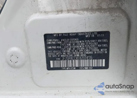 2014 Subaru Xv Crosstrek 2.0I Premium from USA, damaged, VIN JF2GPACCXE8201176